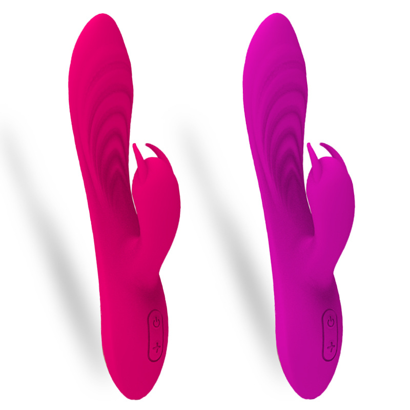 USB Charge 12 Vibration G spot Rabbit Vibrator for Female with Two Strong Motors