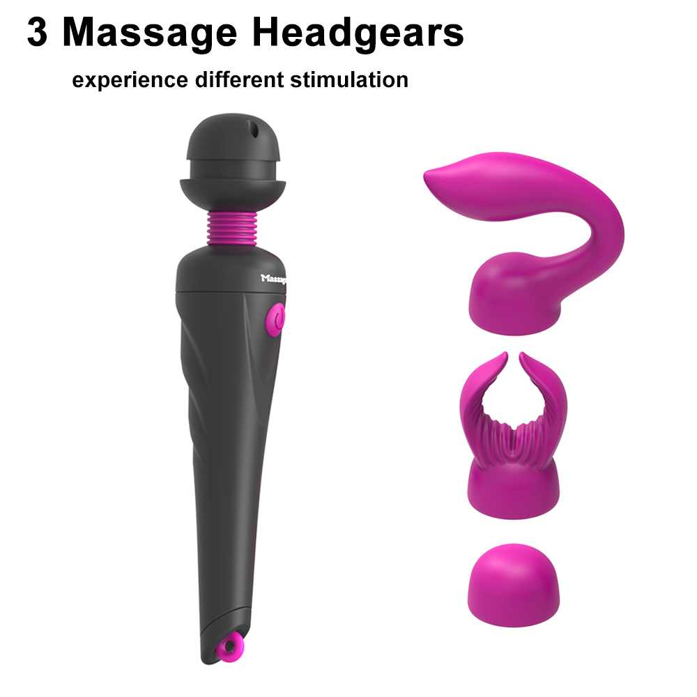 7 Frequencies Clitoris Stimulator Wand Vibrator USB Rechargeable G spot Dildo Sex Toys for Female