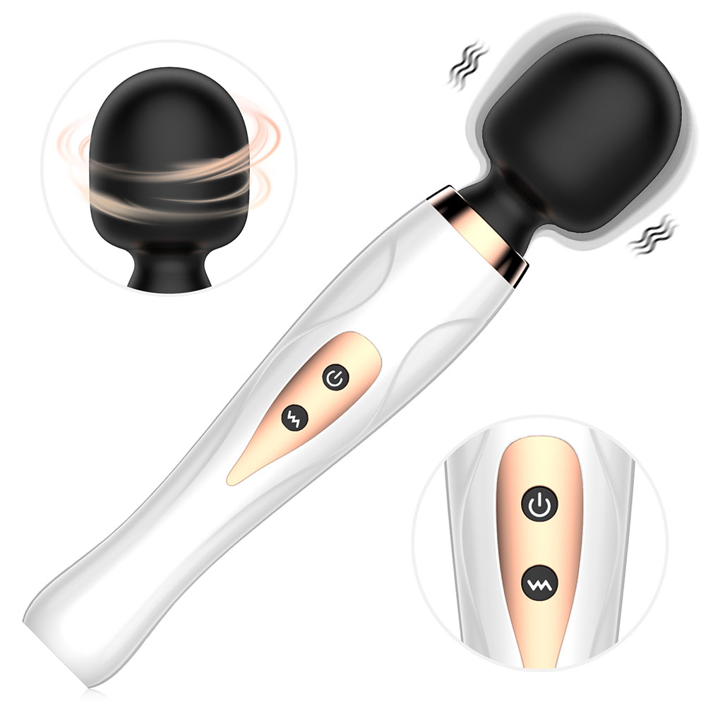 Huge Magic Wand Vibrators 10 Vibration Modes Body Massager AV Wand Vibrator Sex Toys for Couple