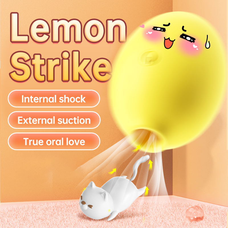 Vacuum Sucking Vibrator Niples Clitoris Sucker Lemon Cute Sex Toys for Women